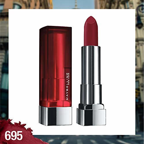 Maybelline New York Maybelline Color Sensational Lipstick, Lip Makeup, Matte Finish, Hydrating Lipstick, Nude, Pink, Red, Plum Lip Color, Divine Wine, 0.15 Oz. (Packaging May Vary) 2 Maybelline New York Maybelline Color Sensational Lipstick, Lip Makeup, Matte Finish, Hydrating Lipstick, Nude, Pink, Red, Plum Lip Color, Divine Wine, 0.15 Oz. (Packaging May Vary) - Image 2