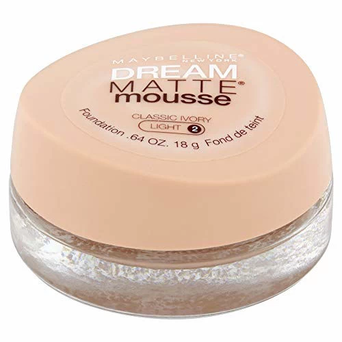Maybelline New York Maybelline Dream Matte Mousse Foundation, Classic Ivory, 0.64 Fl Oz (Pack Of 1) 3 Maybelline New York Maybelline Dream Matte Mousse Foundation, Classic Ivory, 0.64 Fl Oz (Pack Of 1) - Image 3
