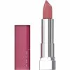 Maybelline New York Maybelline Color Sensational Lipstick, Lip Makeup, Matte Finish, Hydrating Lipstick, Nude, Pink, Red, Plum Lip Color, Almond Rose, 0.15 Oz. (Packaging May Vary)