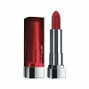 Maybelline New York Maybelline Color Sensational Lipstick, Lip Makeup, Matte Finish, Hydrating Lipstick, Nude, Pink, Red, Plum Lip Color, Rich Ruby, 0.15 Oz. (Packaging May Vary)