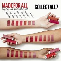 Maybelline New York Color Sensational Made For All Lipstick, Spice For Me, Satin Nude Lipstick