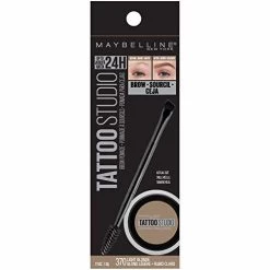 Maybelline New York Tattoostudio Brow Pomade Long Lasting, Buildable, Eyebrow Makeup, Light Blonde, 0.106 Ounce