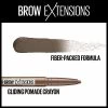 Maybelline New York Brow Extensions Eyebrow Fiber Pomade Crayon, 257 MEDIUM BROWN, 0.014 Ounce