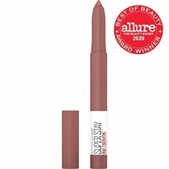 Maybelline New York Maybelline SuperStay Ink Crayon Matte Longwear Lipstick With Built-in Sharpener, Trust Your Guy, 0.04 Ounce
