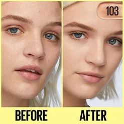 Maybelline New York Maybelline Fit Me Tinted Moisturizer, Fresh Feel, Natural Coverage, 12H Hydration, Evens Skin Tone, Conceals Imperfections, For All Skin Tones And Skin Types, 103, 1 Fl. Oz. -Maybelline Cosmetic 0814250 maybelline fit me tinted moisturizer fresh feel natural coverage 12h hydration evens skin tone conce