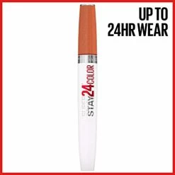 Maybelline New York SuperStay 24, 2-Step Long Lasting Liquid Lipstick And Lip Balm, High-Impact Lip Color, Satin Finish, 910 Copper Glisten 5 Maybelline New York SuperStay 24, 2-Step Long Lasting Liquid Lipstick And Lip Balm, High-Impact Lip Color, Satin Finish, 910 Copper Glisten -Maybelline Cosmetic 0818979 maybelline new york superstay 24 2 step long lasting liquid lipstick and lip balm high impact lip co