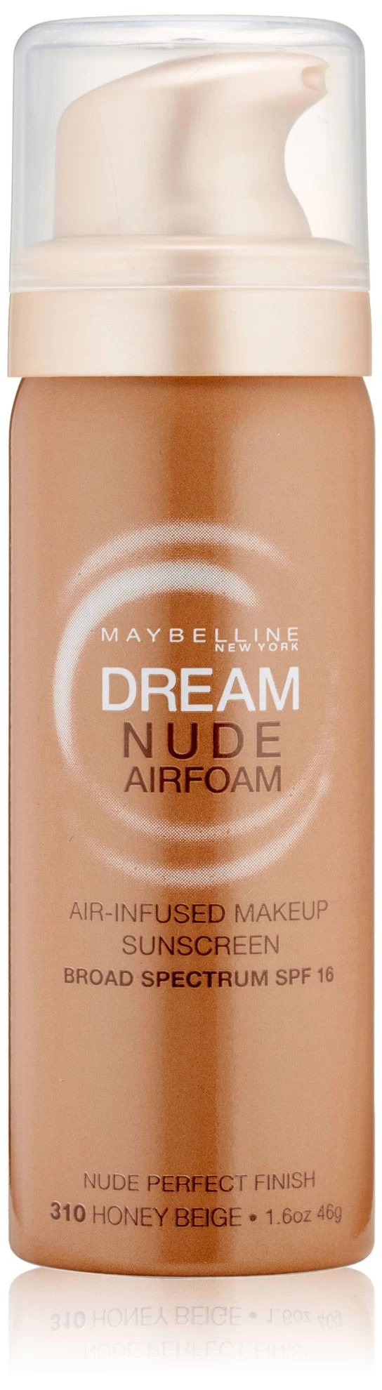 Maybelline New York Dream Nude Airfoam Foundation, Honey Beige, 1.6 Ounce 1 Maybelline New York Dream Nude Airfoam Foundation, Honey Beige, 1.6 Ounce