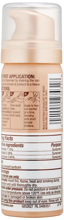 Maybelline New York Dream Nude Airfoam Foundation, Creamy Natural, 1.6 Ounce -Maybelline Cosmetic 1000152 maybelline new york dream nude airfoam foundation creamy natural 16 ounce