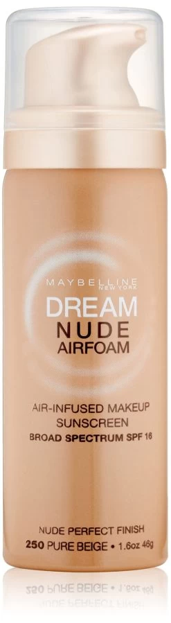 Maybelline New York Dream Nude Airfoam Foundation, Pure Beige, 1.6 Ounce