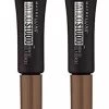 Maybelline New York Tattoostudio Waterproof Eyebrow Gel Makeup, Warm Brown, 0.23 Fl Oz (Pack Of 2)