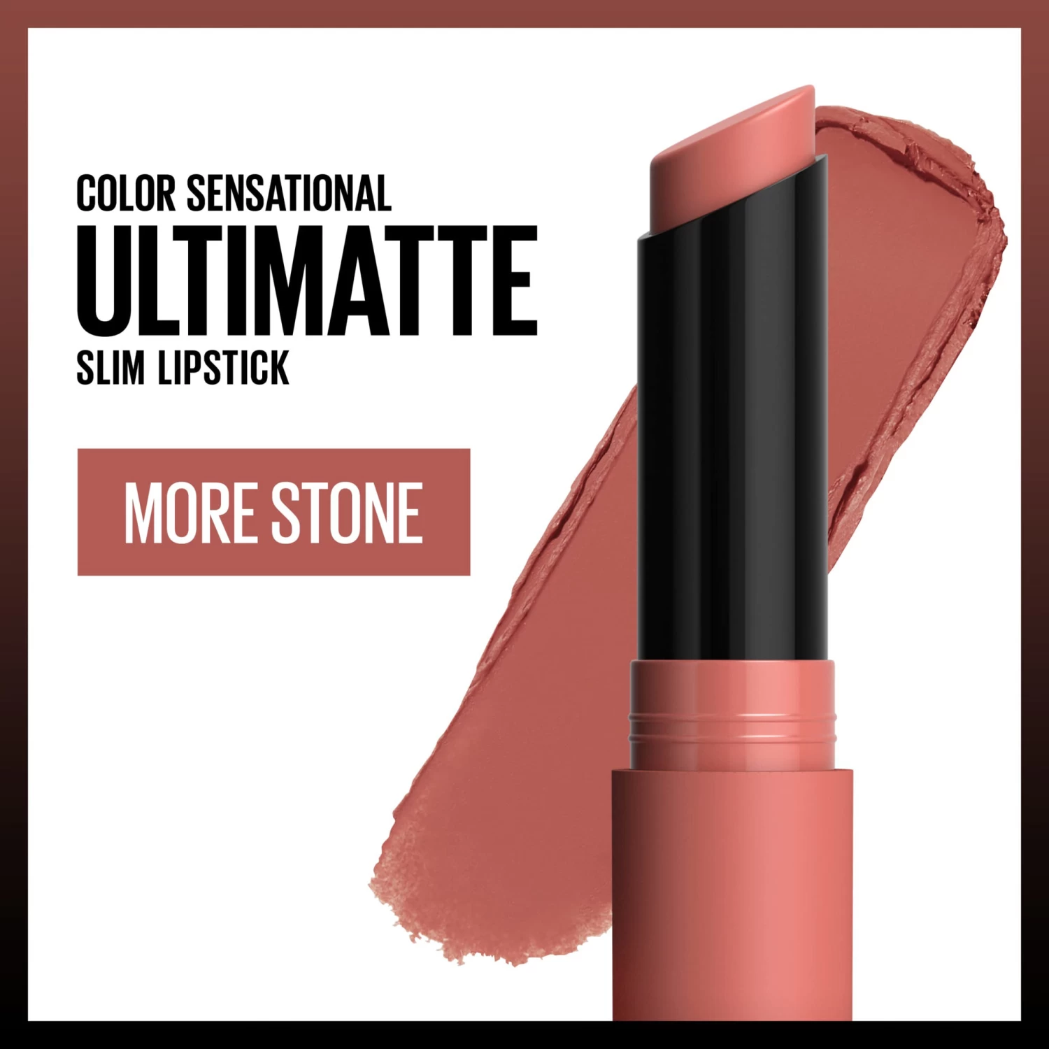 Maybelline New York Maybelline Color Sensational Ultimatte Matte Lipstick, Non-Drying, Intense Color Pigment, More Stone, Rosey Mauve, 0.06 Oz 2 Maybelline New York Maybelline Color Sensational Ultimatte Matte Lipstick, Non-Drying, Intense Color Pigment, More Stone, Rosey Mauve, 0.06 Oz - Image 2