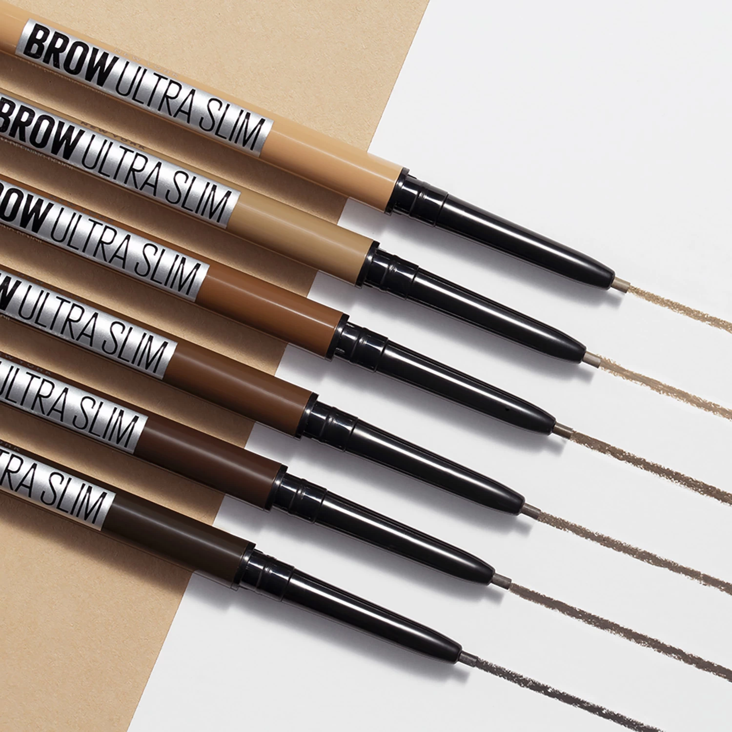 Maybelline Brow Ultra Slim Eyebrow Pencil 90mg - Soft Brown 4 Maybelline Brow Ultra Slim Eyebrow Pencil 90mg - Soft Brown - Image 4