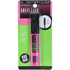 Maybelline New York Makeup Great Lash Washable Mascara, Blackest Black Volumizing Mascara, 0.43 Fl Oz -Maybelline Cosmetic 885781036789 2