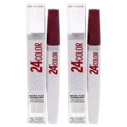 Maybelline Superstay 24h Lip Color - 090 Timeless Rose By Maybelline For Women - 0.14 Oz Lipstick - Pack Of 2