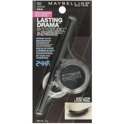 Maybelline New York Eye Studio Lasting Drama Gel Eyeliner, Waterproof, Brown -Maybelline Cosmetic maybelline