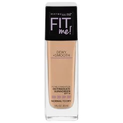 Maybelline Fit Me Dewy + Smooth Foundation Makeup,Natural Beige 220