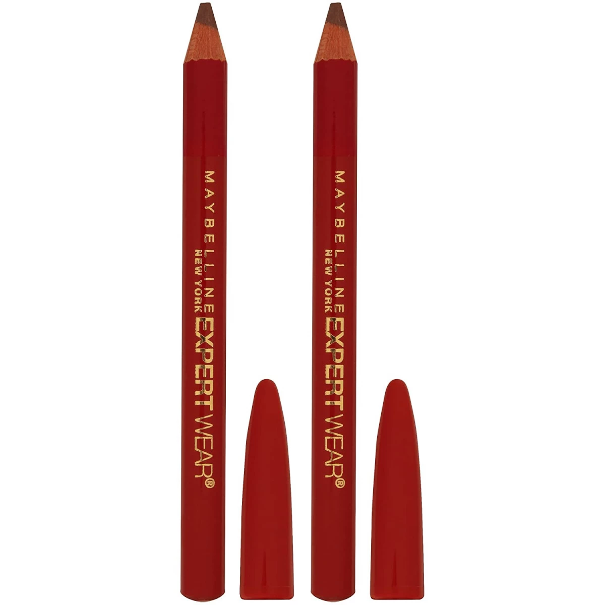 Maybelline New York Makeup Expert Wear Twin Eyebrow Pencils And Eyeliner Pencils, Light Brown Shade, 2 Count (Pack Of 1) 1 Maybelline New York Makeup Expert Wear Twin Eyebrow Pencils And Eyeliner Pencils, Light Brown Shade, 2 Count (Pack Of 1)