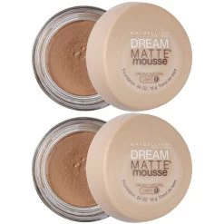 Maybelline New York Maybelline Dream Matte Mousse Foundation - Creamy Natural - 2 Pack