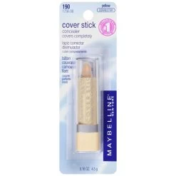 Maybelline New York Maybelline Cover Stick Concealer, Yellow [190] 0.16 Oz (Pack Of 2)