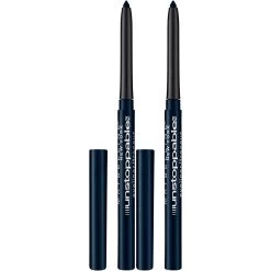 Maybelline New York Maybelline Unstoppable Smudge-Proof Eyeliner Makeup, Waterproof, Pencil, 2 Count