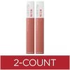 Maybelline New York Maybelline SuperStay Matte Ink Un-nude Liquid Lipstick, Seductress, Pack Of 2