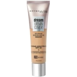 Maybelline New York Maybelline Dream Urban Cover Flawless Coverage Foundation Makeup, SPF 50, Sun Beige