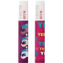 Maybelline New York Superstay Matte Ink Liquid Lipstick X Ashley Longshore Kit, Artist + Believer, 2 Count