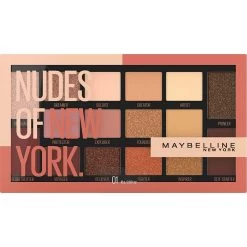 Maybelline New York Maybelline Eyestudio Nudes Of New York 16 Pan Eyeshadow Palette Custom Designed Shadow For A Wide Range Of Diverse Skin Tones, 0.634 Oz