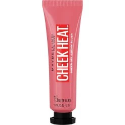 Maybelline New York Maybelline Cheek Heat Gel-Cream Blush Makeup, Lightweight, Breathable Feel, Sheer Flush Of Color, Natural-Looking, Dewy Finish, Oil-Free, Nude Burn, 0.27 Fl Oz