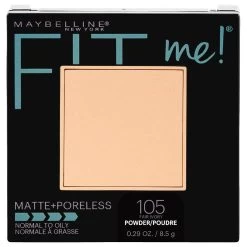 Maybelline Fit Me Matte + Poreless Pressed Face Powder Makeup, Fair Ivory