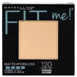 Maybelline Fit Me Matte + Poreless Powder Makeup, Translucent, Classic Ivory