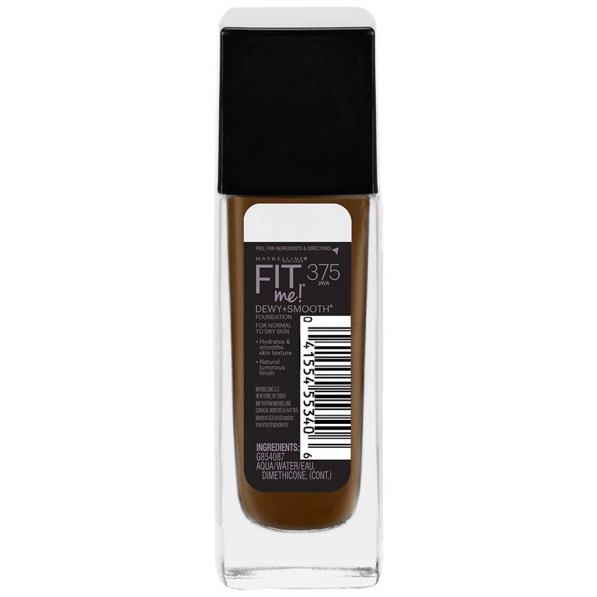 Maybelline Fit Me Liquid Foundation Makeup With SPF 18, Java 2 Maybelline Fit Me Liquid Foundation Makeup With SPF 18, Java - Image 2