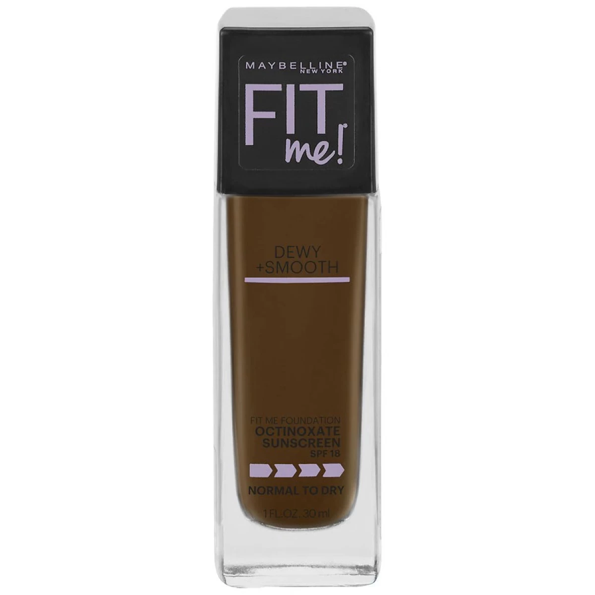 Maybelline Fit Me Liquid Foundation Makeup With SPF 18, Java 1 Maybelline Fit Me Liquid Foundation Makeup With SPF 18, Java